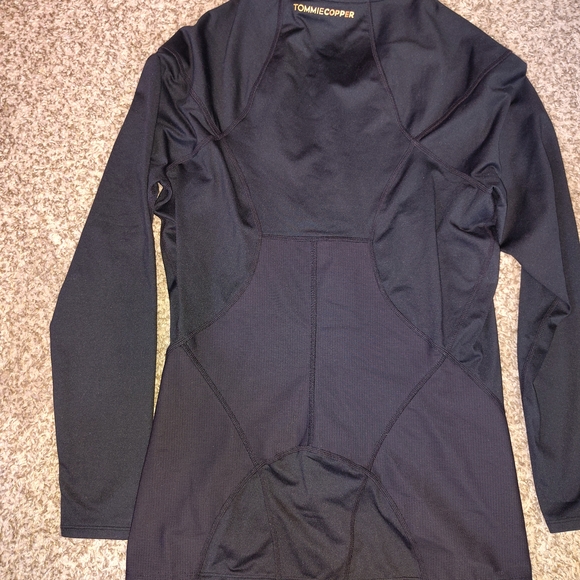 Black Long Sleeve Zip-Up Top - Picture 6 of 6